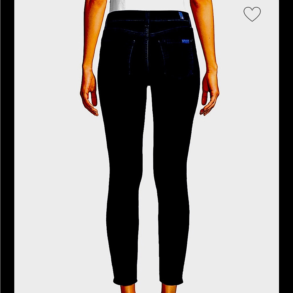 7 For All Mankind Black Jeans